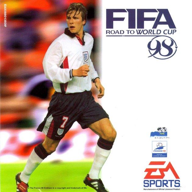 FIFA Road to World Cup 98 box art for Sega Saturn